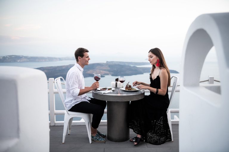 On The Rocks Santorini - Dinner